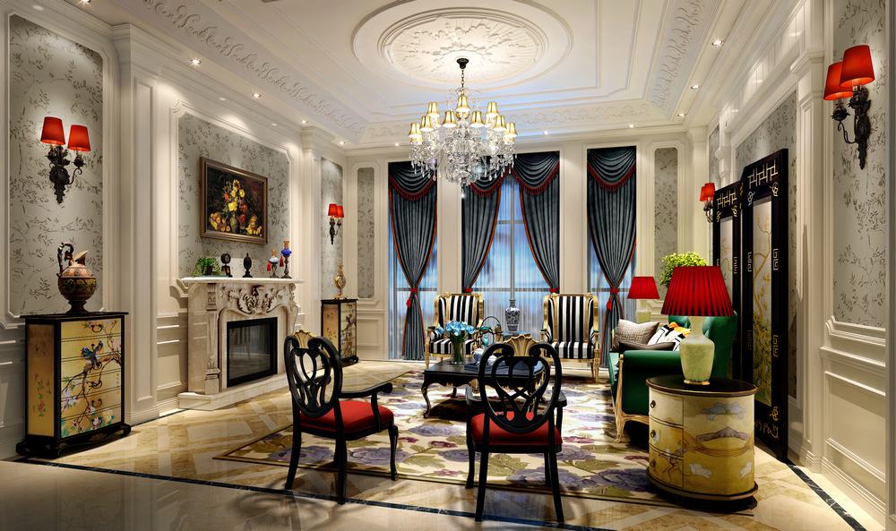 家装室内设计现代风格全套效果图,家装2020效果图欧式