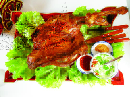 300元烤羊腿,好吃不贵的碳烤羊腿