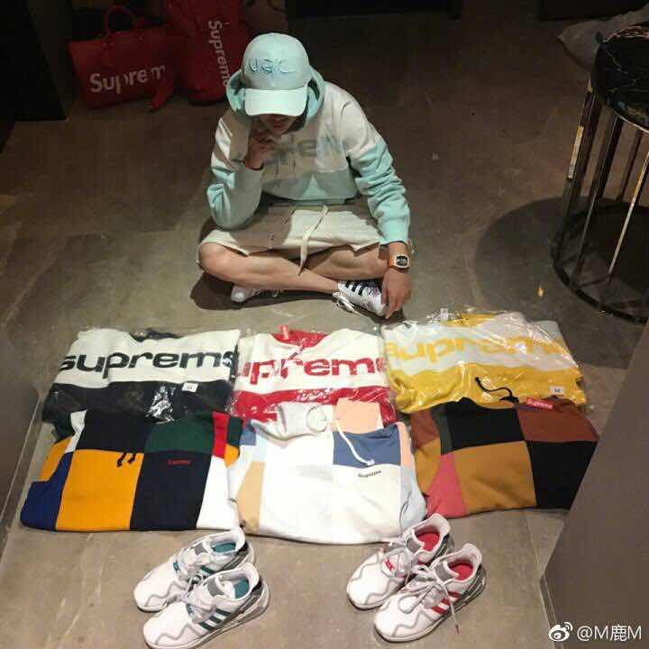 鹿晗同款衣服休闲风,鹿晗运动套装穿搭