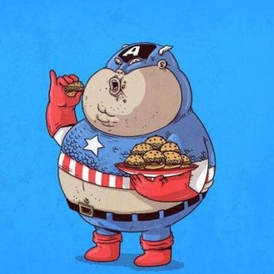 搞怪卡通头像可爱呆萌简约手绘,搞笑胖胖的卡通头像