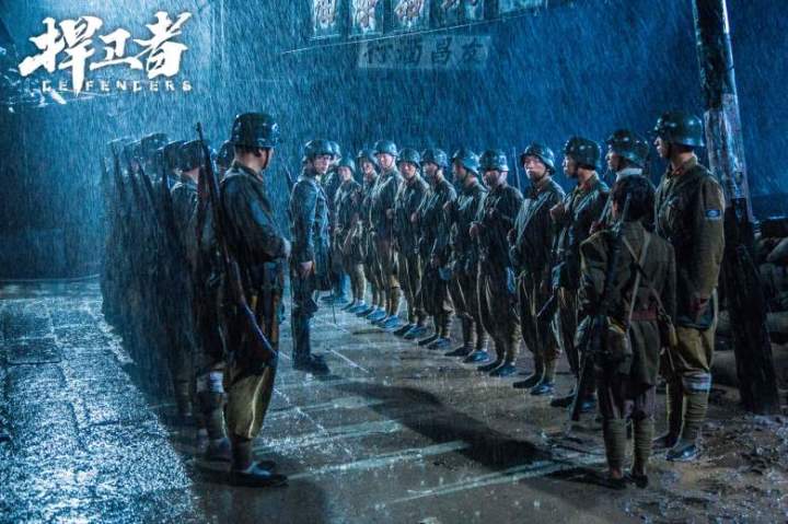 捍卫者中日本人向姚子青敬礼,捍卫者姚子青训话