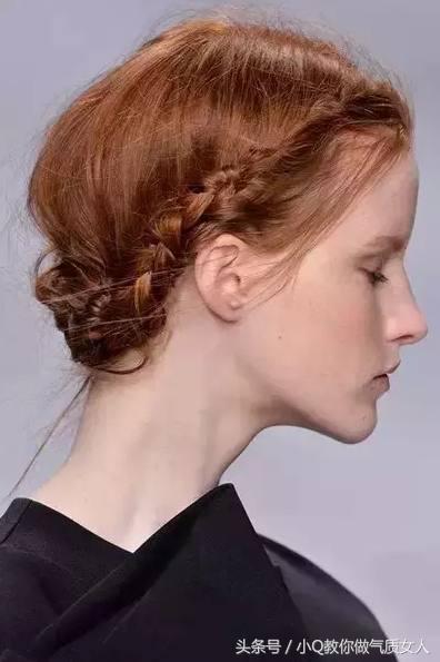 适合女生的发型半扎狼尾鲻鱼头,法式辫鱼尾辫麻花盘头