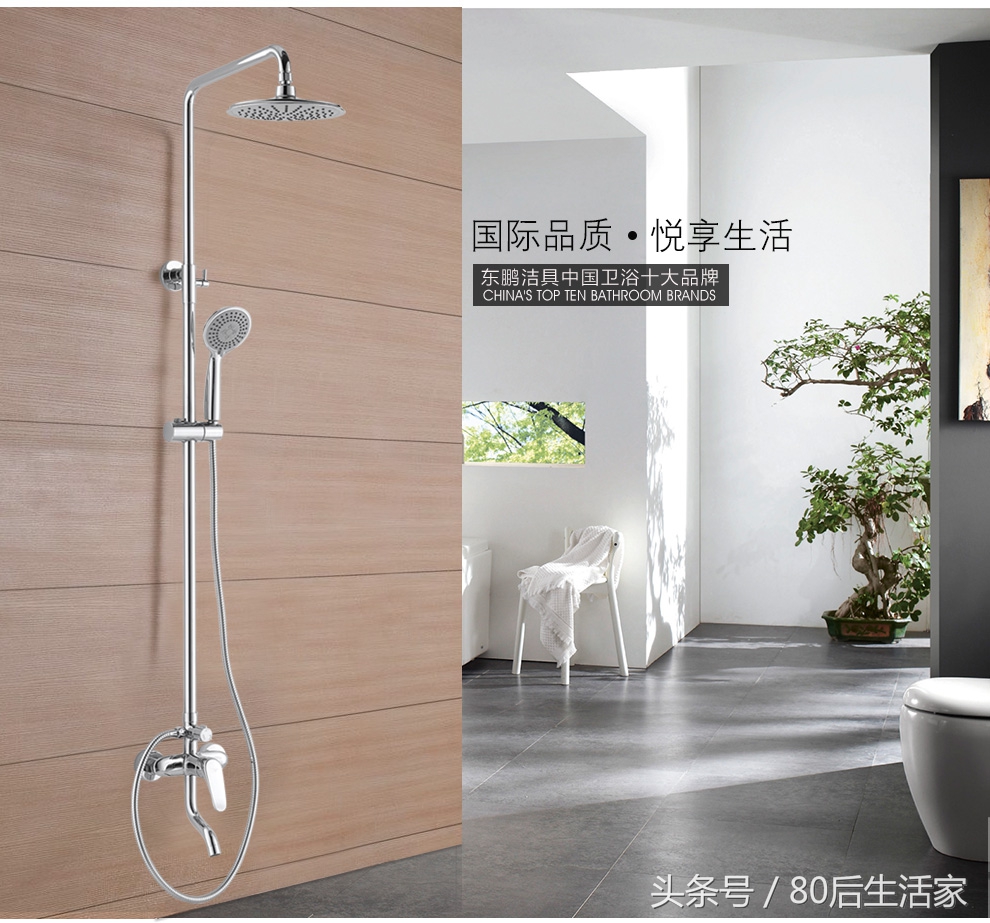 整体花洒与分体花洒,花洒用浪鲸多功能花洒