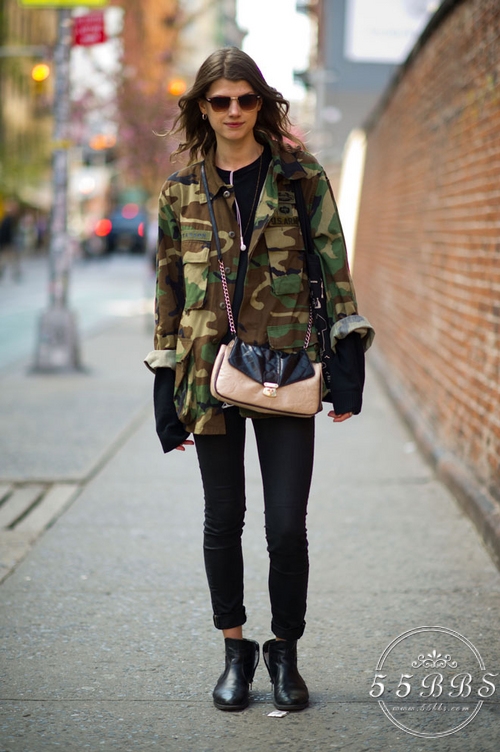 为了吸引宋老公我把所有迷彩单品都穿了个遍！