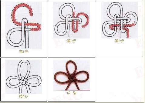 手工串珠中国结福字的编法教程,中国结扣子编法慢动作