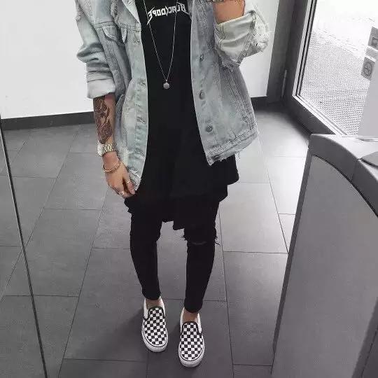 5张照片时尚潮流穿搭,50岁潮人穿搭