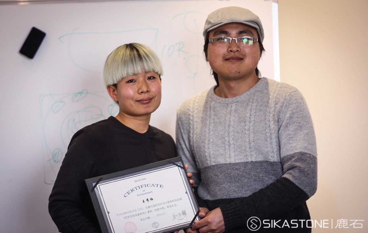 手绘挑大梁,此事要躬行——1603花艺手绘班毕业有感