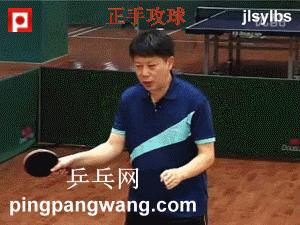 乒乓球横板正手攻球教学,乒乓球横板正手攻球基本功