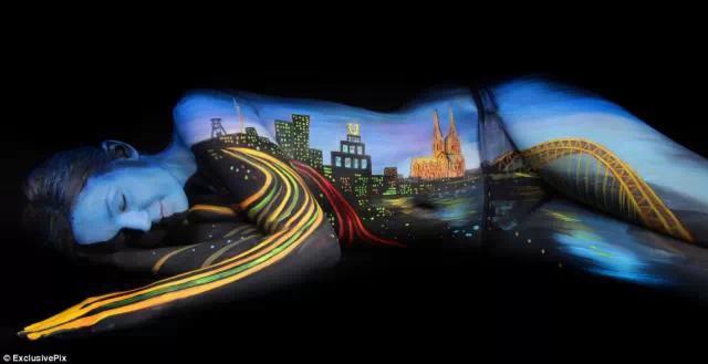 这是动物？不，这是人—人体彩绘告诉你眼见不为实