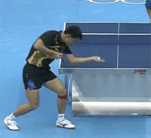 逆旋转发球教学视频慢动作张继科,张继科霸王拧教学直拍