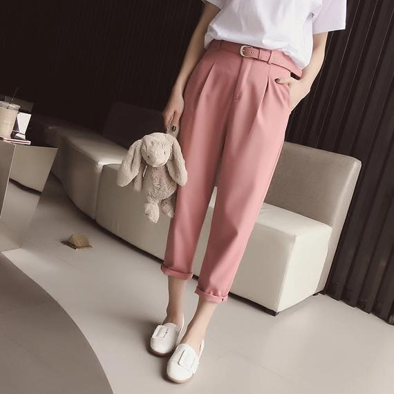 胯宽腿粗显高显瘦裤子,十三岁女孩穿什么裤子显腿长显瘦