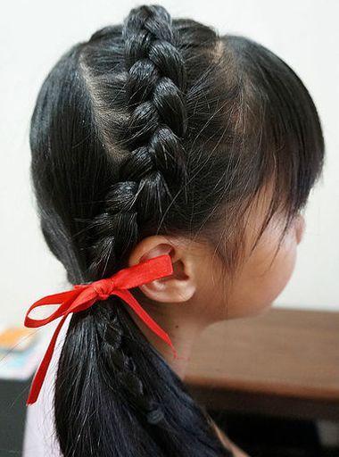 生宝宝前宝妈编发图片欣赏,宝妈直播长发简单编发视频