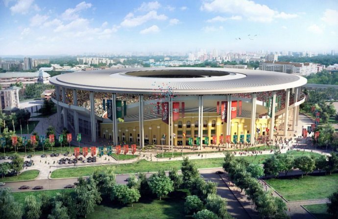 「足球」俄罗斯世界杯赛场建设缓慢，普大帝却打上了太极