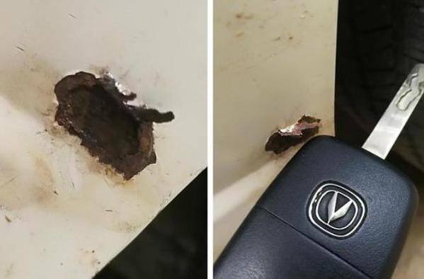 汽车门掉漆生锈怎么办,汽车车门鼓包生锈是什么原因