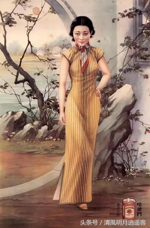 民国香烟广告美女图片,民国时期的烟广告美女