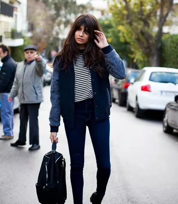 甜酷棒球服套装搭配,棒球服萌妹