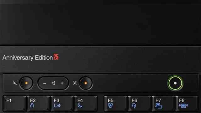 Lenovo发布ThinkPad25周年纪念版ThinkPadXXV