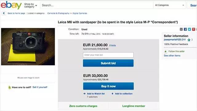 为情怀买单上一句,徕卡十大经典限量版