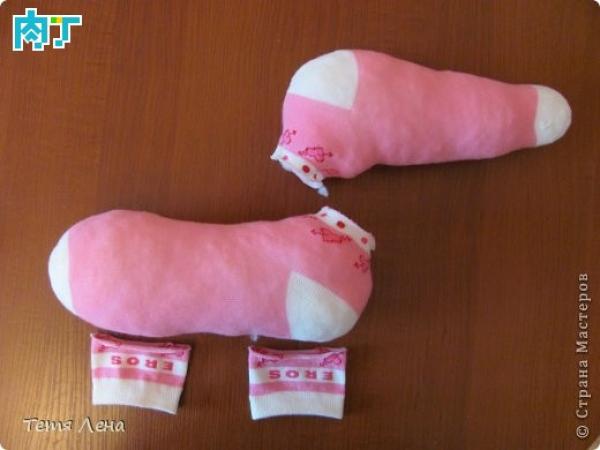 袜子手工制作小狗,袜子手工制作玩偶小猪