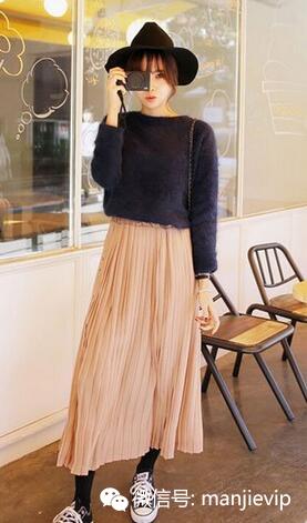 韩国夏季长裙搭配图 (韩版长裙穿搭)