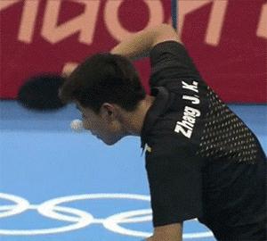 逆旋转发球教学视频慢动作张继科,张继科霸王拧教学直拍