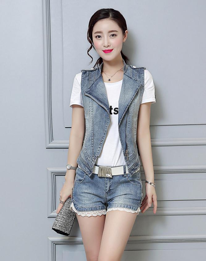 春季牛仔马甲,牛仔宽松时尚马甲