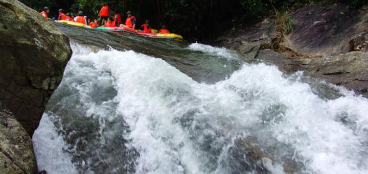 惠州雷公峡漂流,惠州漂流排行榜第一
