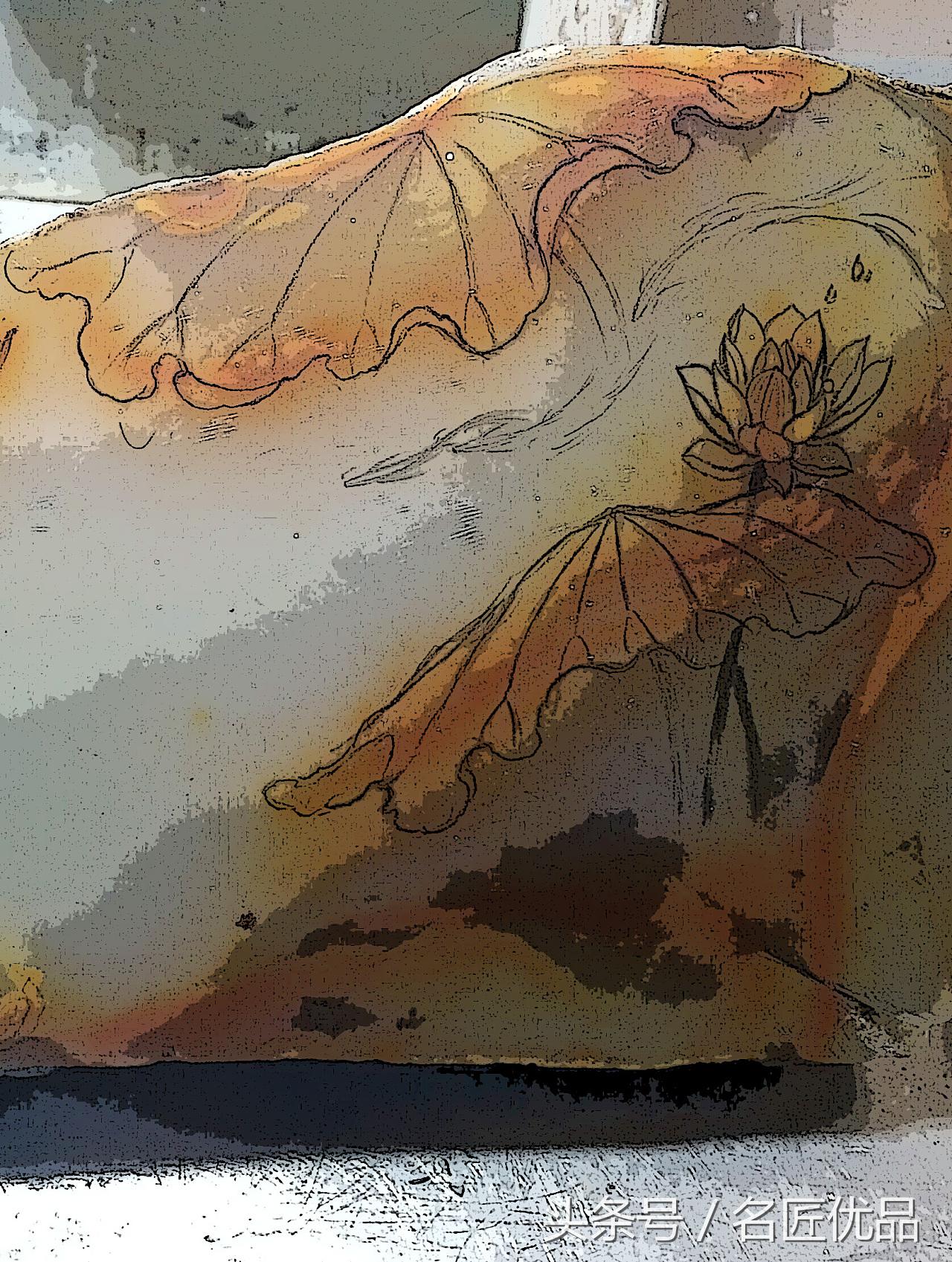 玉雕发丝雕刻过程图片欣赏,玉雕大师郑德雄黄龙玉最新作品