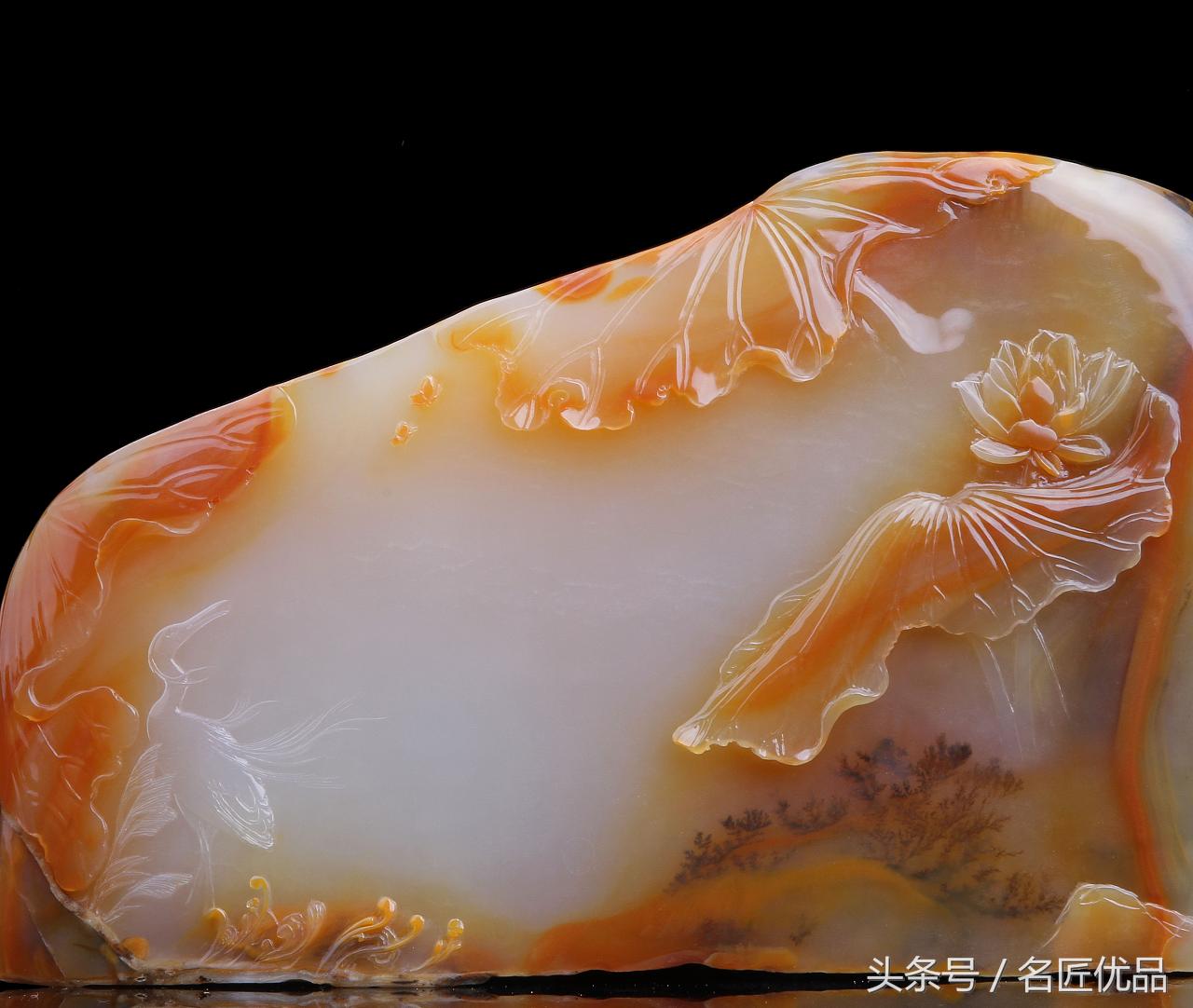 玉雕发丝雕刻过程图片欣赏,玉雕大师郑德雄黄龙玉最新作品