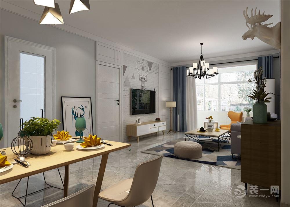 济南精装修房设计效果图,泉城花园装修效果图