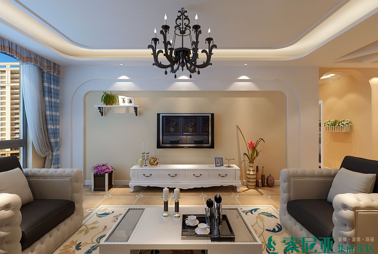 地中海风格，25-35左右的人会喜欢的，长春索尼亚装饰伟峰东樾