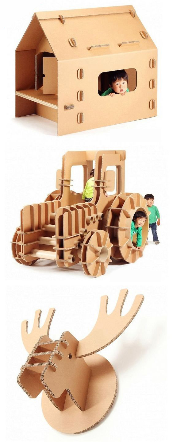 给大神一张瓦楞纸，他能还你一个世界！欣赏大神创意美陈设计