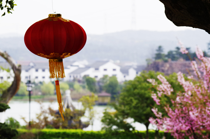 苏州穹窿山景区风景,苏州穹窿山半山腰