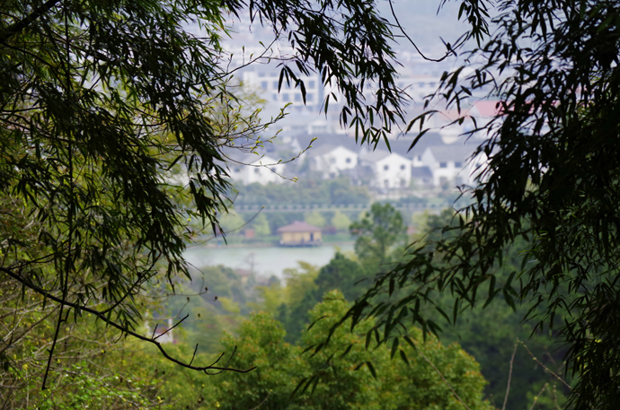 苏州穹窿山景区风景,苏州穹窿山半山腰