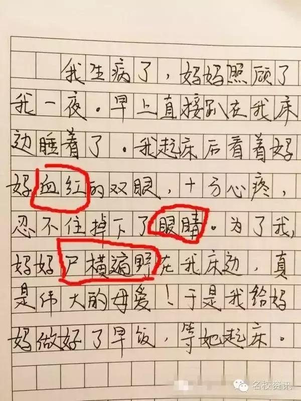 小学生作文这么写老师都气笑了,太逗了优秀作品