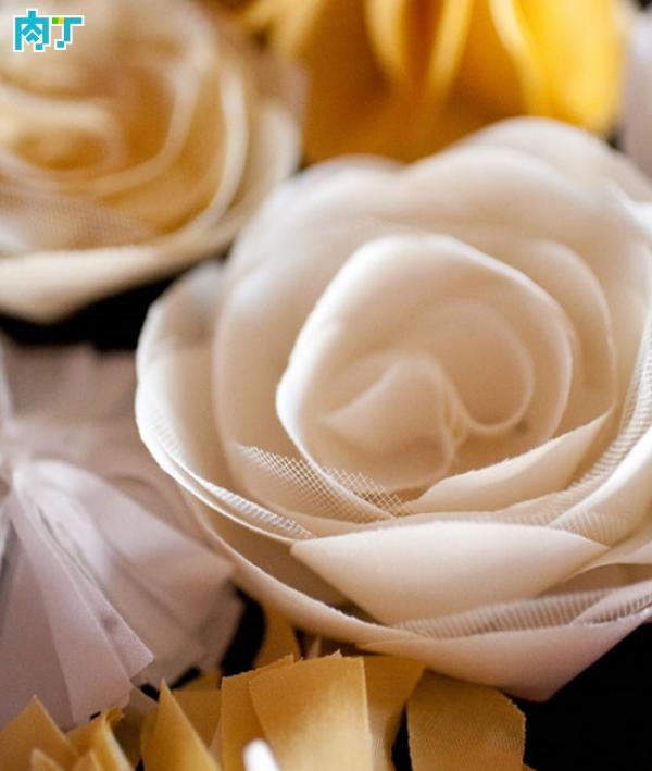 布艺绢花怎么做发簪,仿真花绢布手工制作教程视频