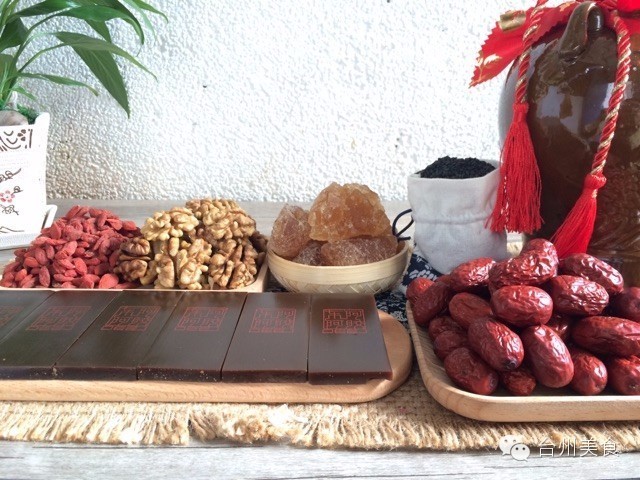 台州美食糯米鸡蛋麻糕,阿胶糕手工美食