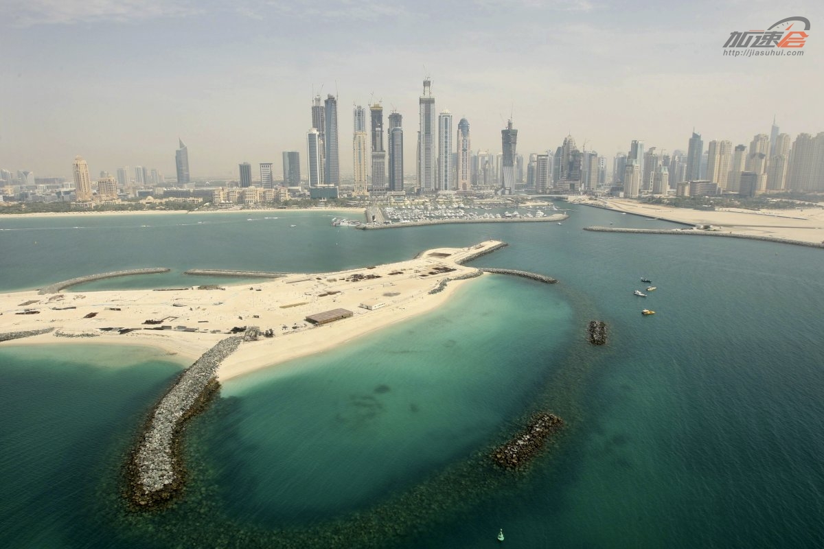 迪拜空中城市全景图,最壮观的迪拜图片