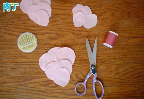 布艺绢花怎么做发簪,仿真花绢布手工制作教程视频