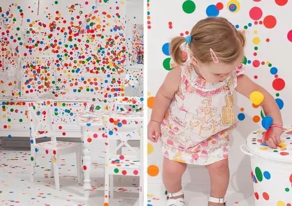 波点女王草间弥生设计的高能密恐儿童房你家娃敢住么？