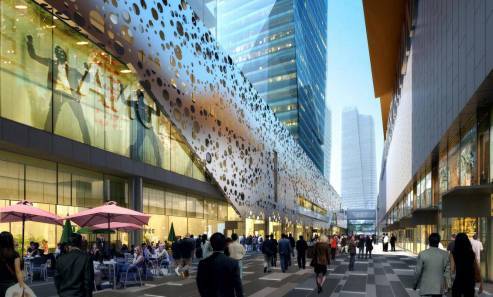 建设中的南京国际博览中心,南京市建邺区国际博览会议中心