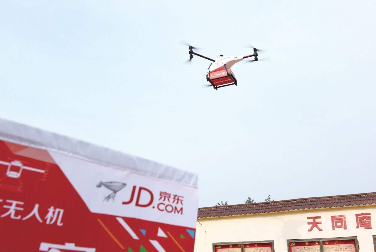 京东又上央视啦，这次是无人机不愧是物流界的一哥