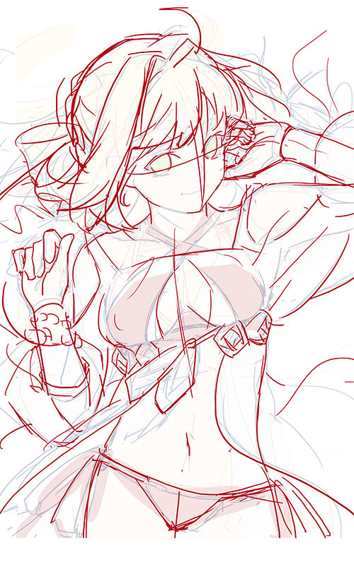 尼禄手绘fate,fate尼禄横向高清图片