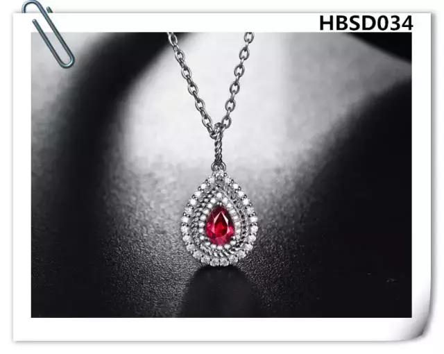 翡翠水滴吊坠款式图片,水滴红宝石吊坠天然彩色宝石正品