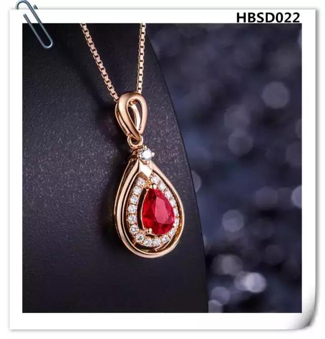翡翠水滴吊坠款式图片,水滴红宝石吊坠天然彩色宝石正品