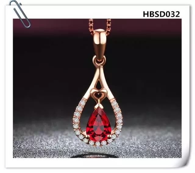 翡翠水滴吊坠款式图片,水滴红宝石吊坠天然彩色宝石正品