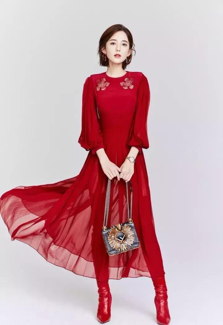 赵丽颖时尚测评,赵丽颖时尚感赶超杨幂