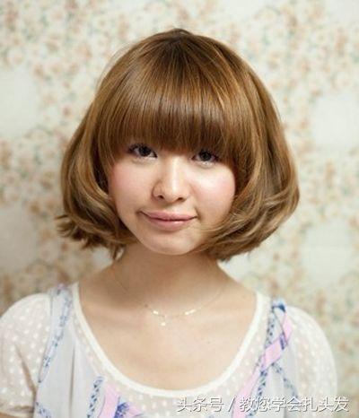 齐刘海发型怎么扎丸子头,扎丸子头适合的刘海发型