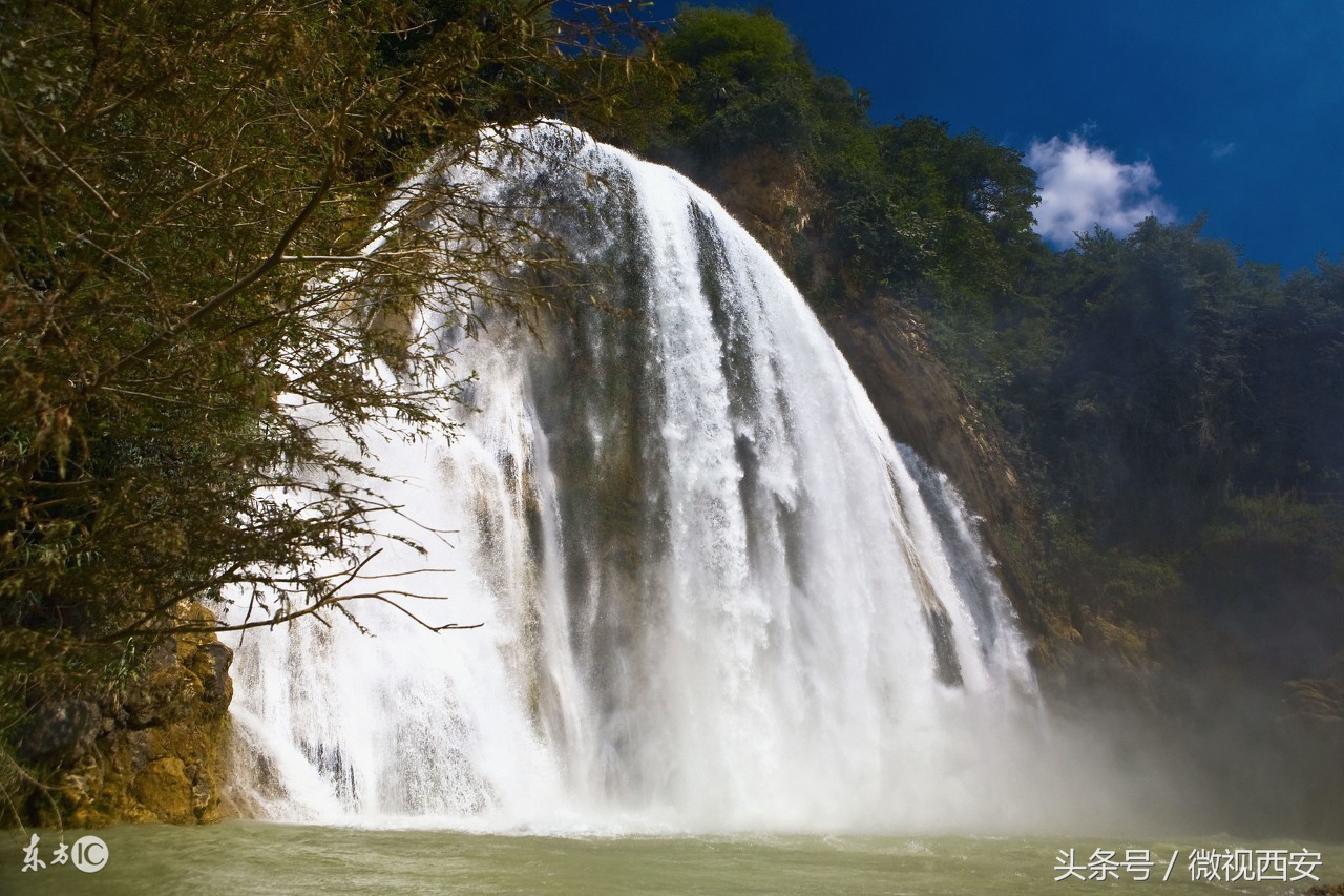 西安高冠潭瀑布,西安鄠邑区高冠瀑布