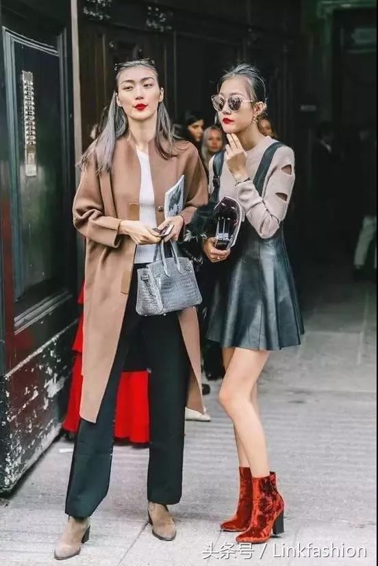 粗跟鞋怎么搭配显白显瘦,显高显瘦显腿长粗跟马丁靴